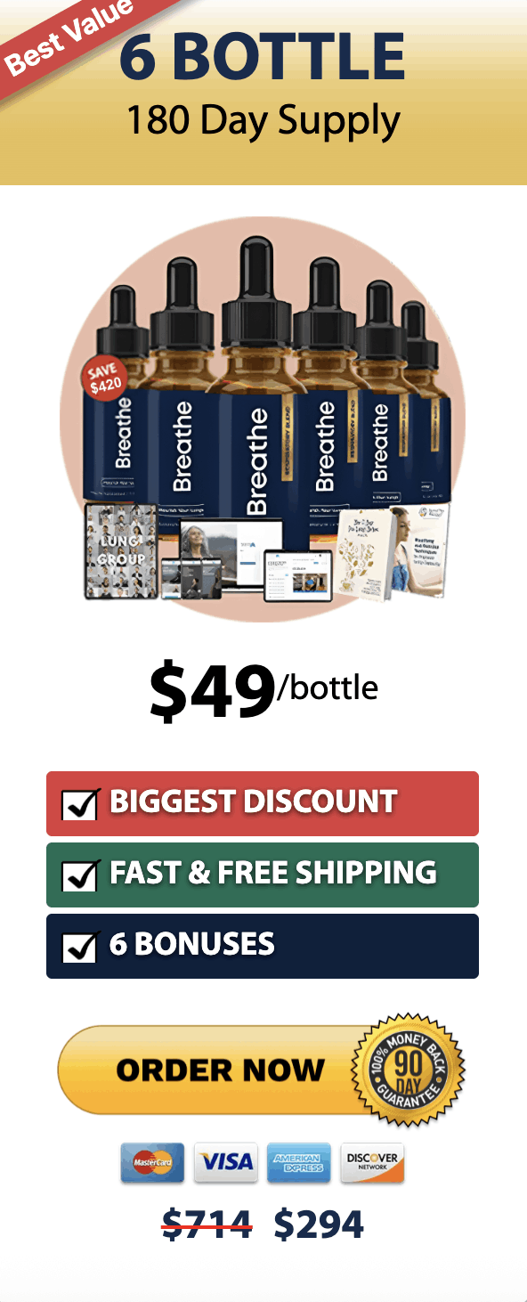 Breathe 6 bottles